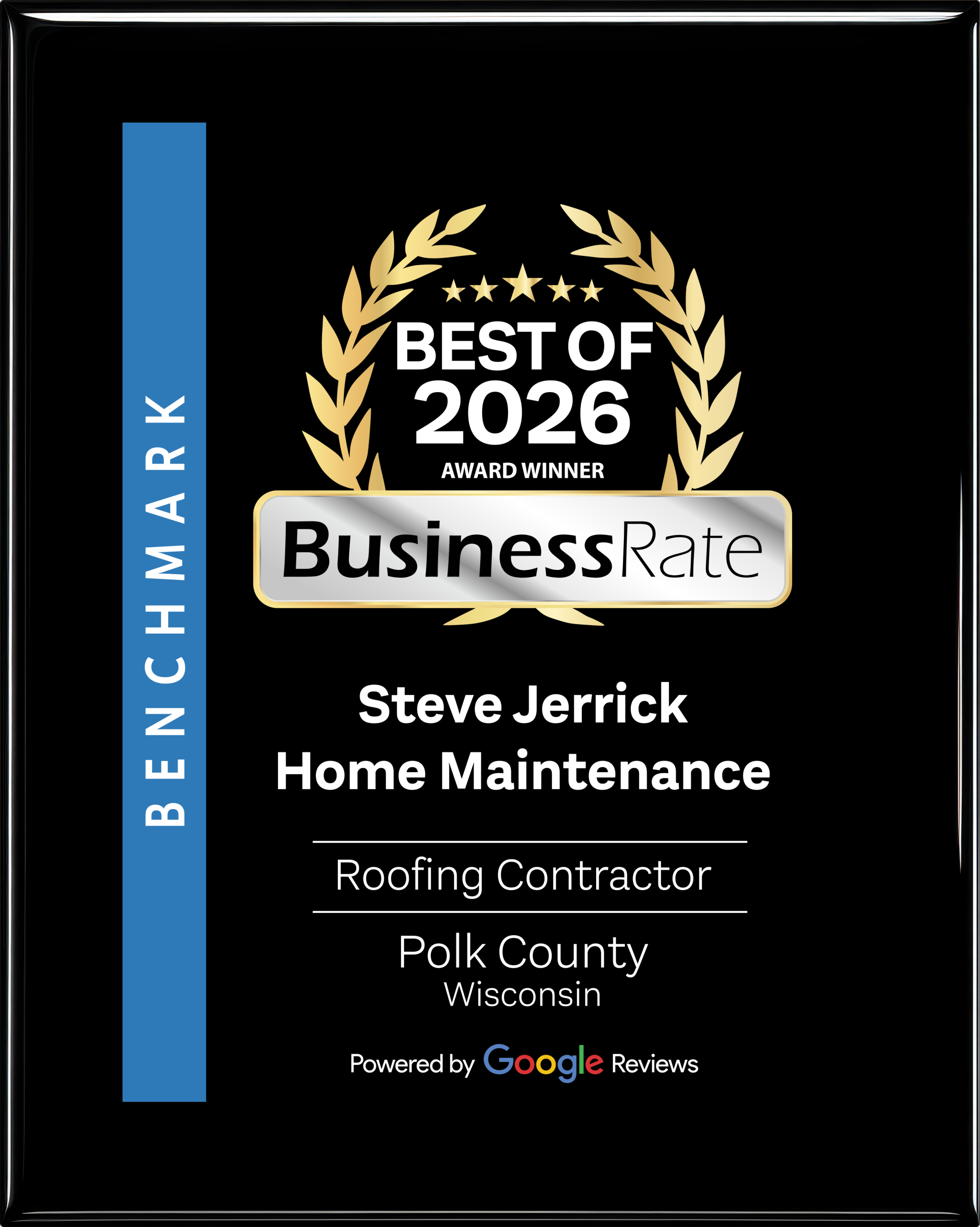 Steve Jerrick Home Maintenance Best of 2026 Award - Polk County, WI