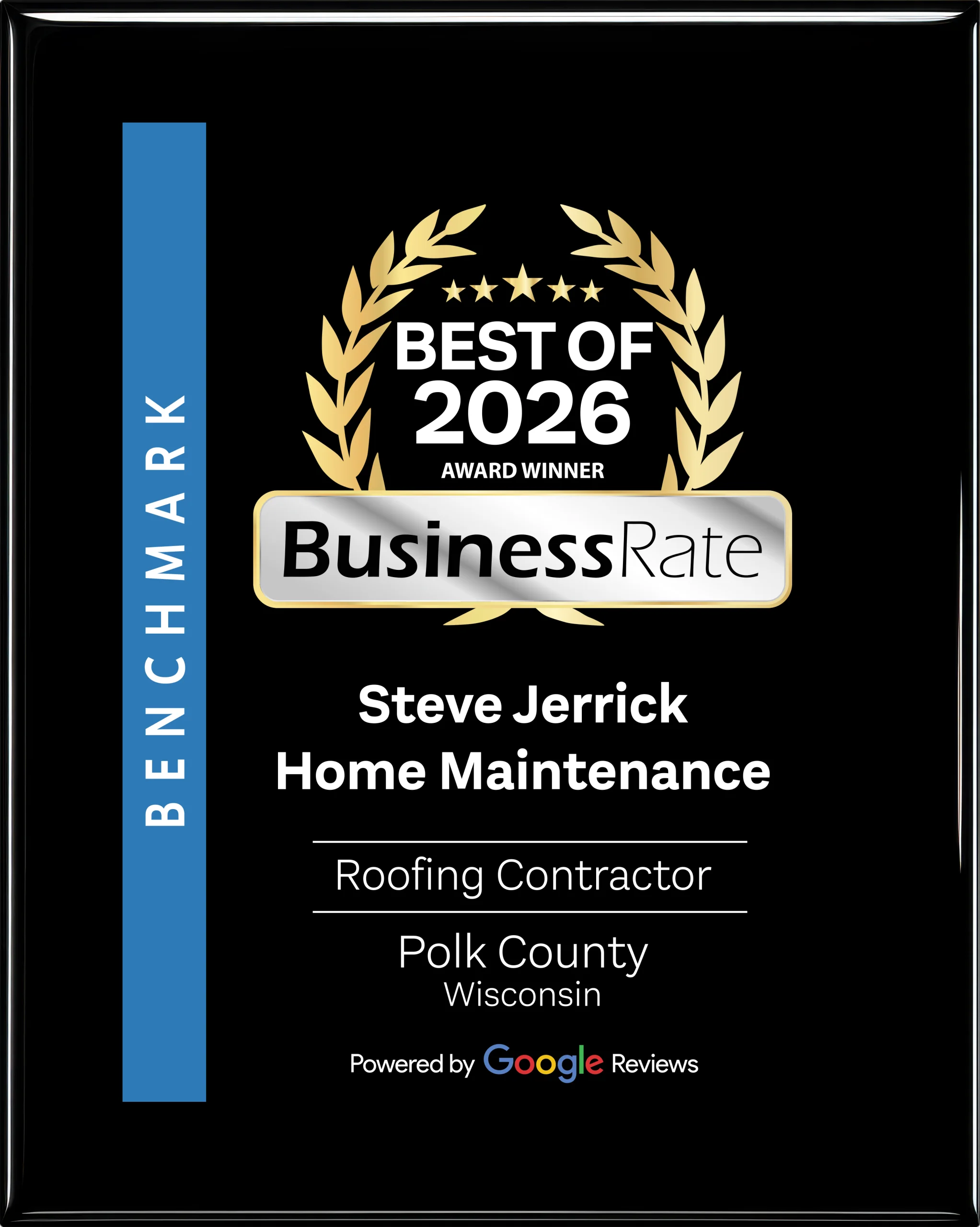 Steve Jerrick Home Maintenance Best of 2026 Award - Polk County, WI